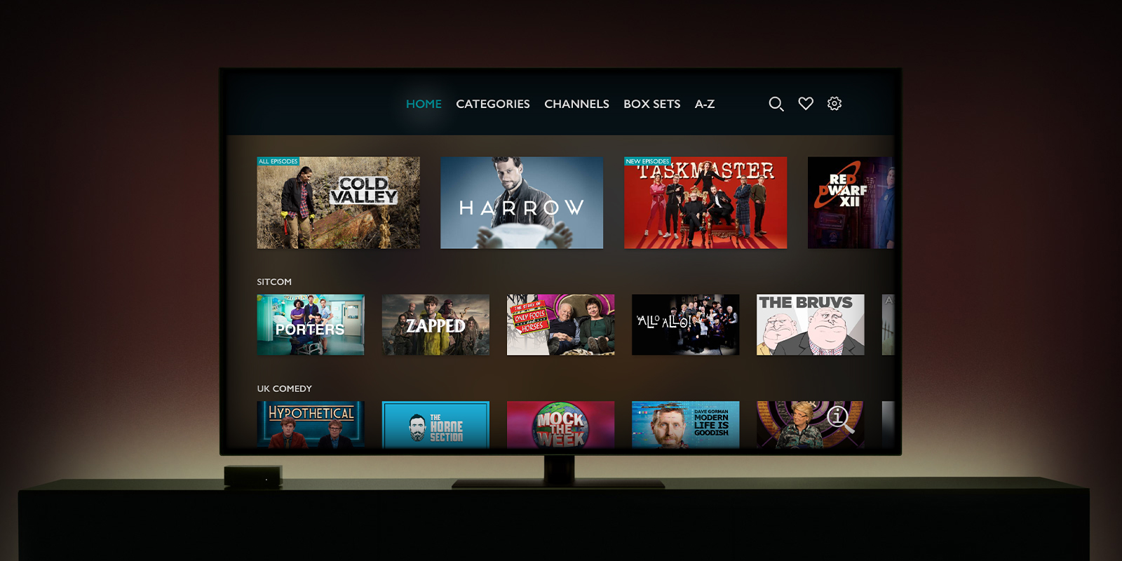 UKTV Play for Apple TV - Developed by Ben Dodson